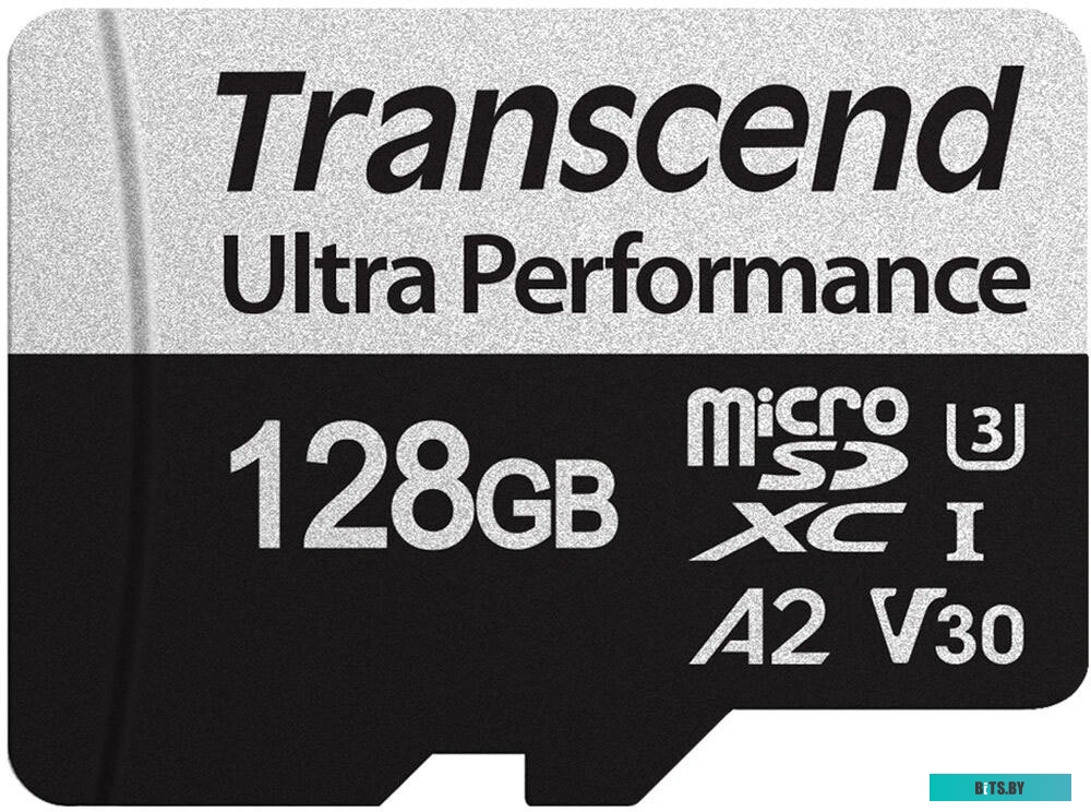 Карта памяти Transcend microSDXC 340S 128GB (с адаптером) <TS128GUSD340S>