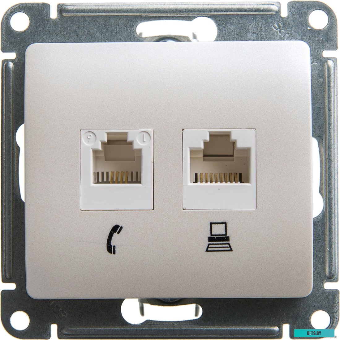 Розетка Schneider Electric Glossa GSL000685 (перламутр)