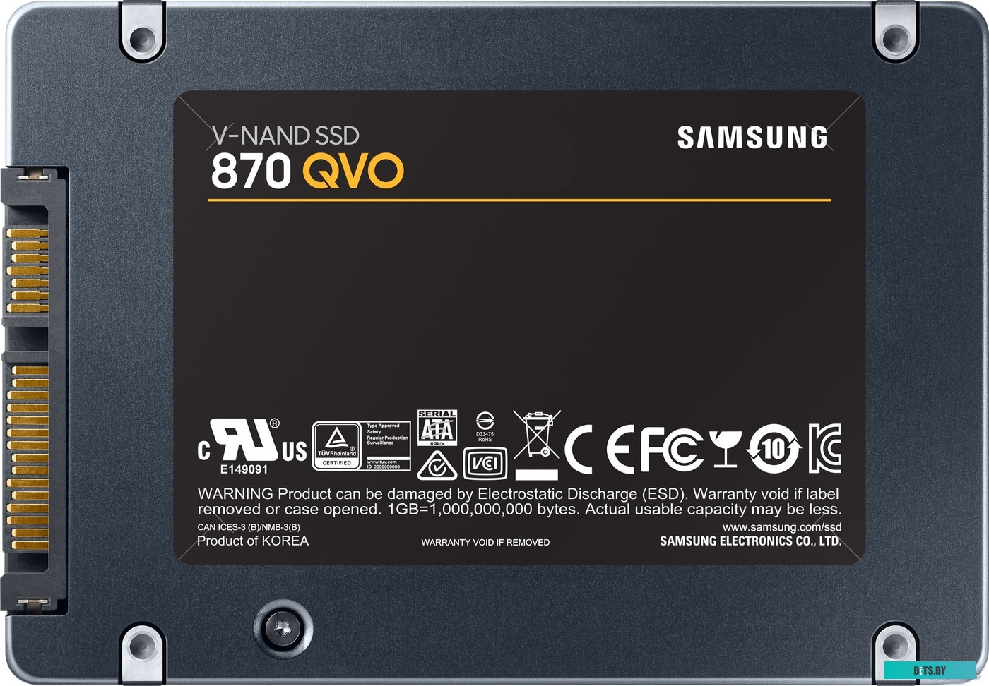 SSD Накопитель Samsung 870 QVO 2TB MZ-77Q2T0BW