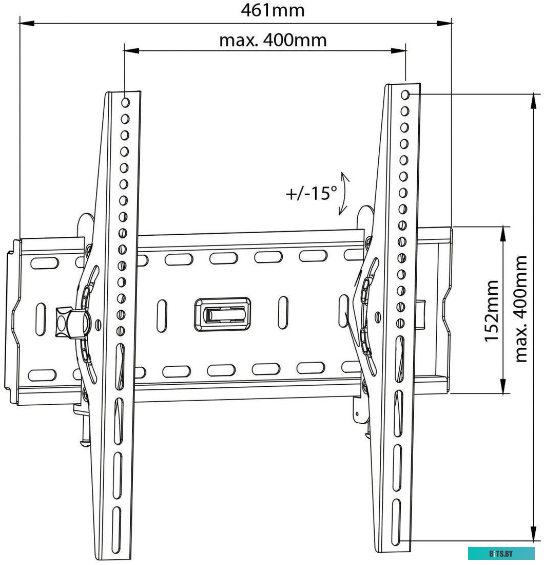 Кронштейн Maclean MC-778 (черный)