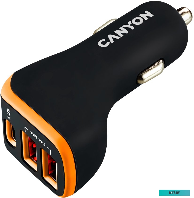 Автомобильное зарядное Canyon CNE-CCA08BO