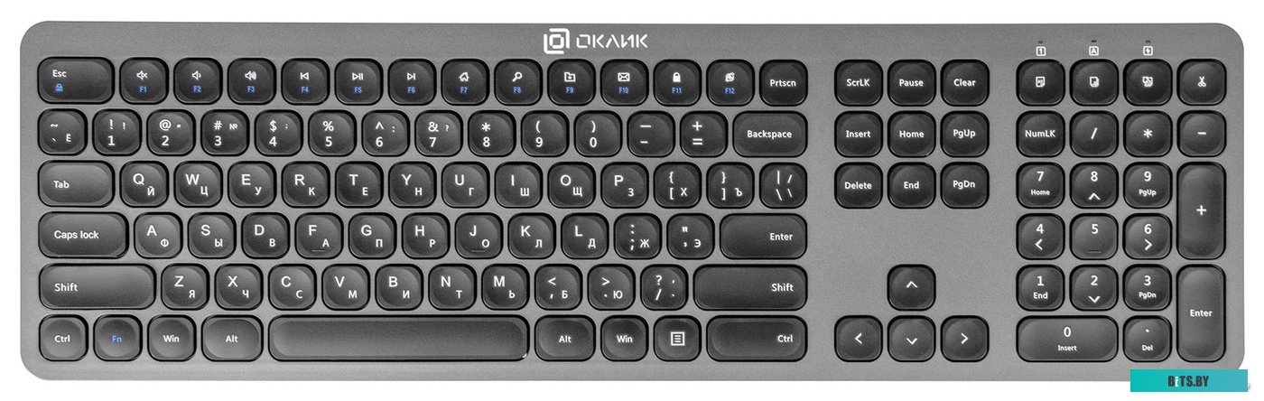 Комплект (клавиатура + мышь) Oklick 300M <1488402>
