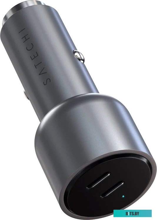 Автомобильное зарядное устройство Satechi 40W Dual USB-C PD ST-U2C40CCM