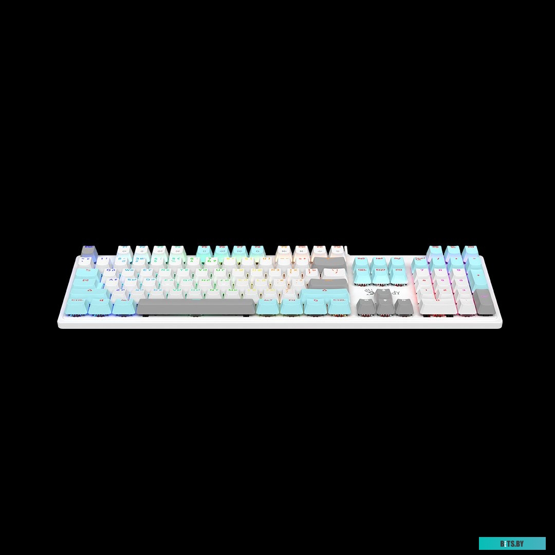 Клавиатура A4Tech Bloody S510N (белый, Bloody BLMS Red)