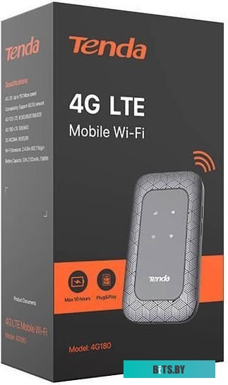 Мобильный 4G Wi-Fi роутер Tenda 4G180 (черный)