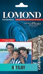 Фотобумага Lomond Полуглянцевая 10x15 260 г/кв.м. 20 листов 1103302