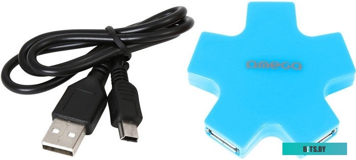 Концентратор USB (Хаб) Omega OUH24SBL