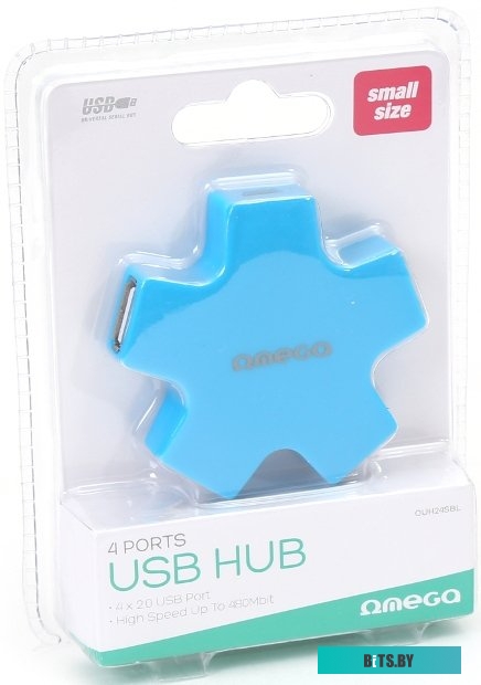 Концентратор USB (Хаб) Omega OUH24SBL