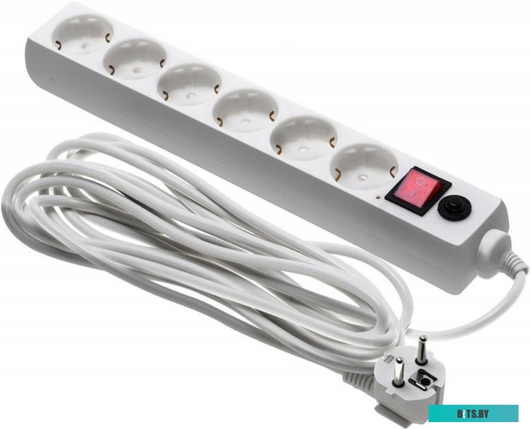 Сетевой фильтр (удлинитель) Buro 600SH-16-5-W