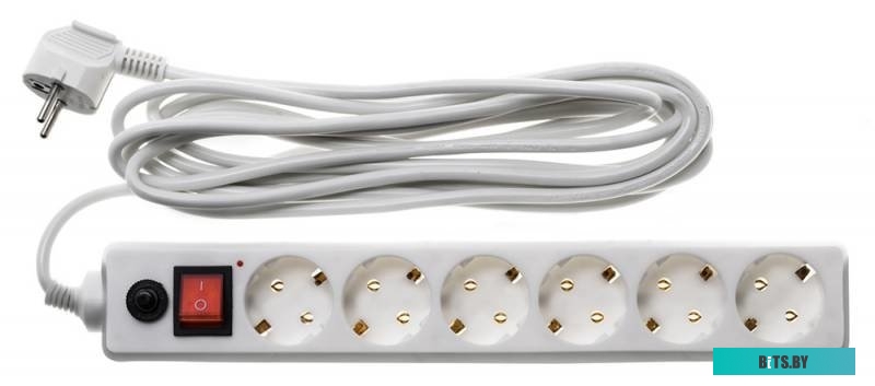 Сетевой фильтр (удлинитель) Buro 600SH-16-5-W
