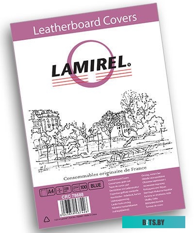 Картонная обложка для переплета Lamirel Delta А4 230 г/м2 100 шт LA-78688 (синий)