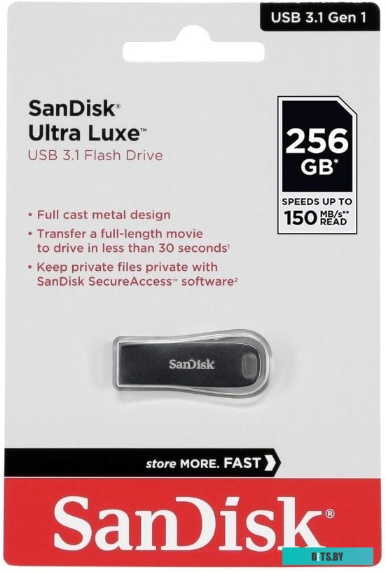 USB накопитель (Флешка) SanDisk Ultra Luxe USB 3.1 256GB SDCZ74-256G-G46
