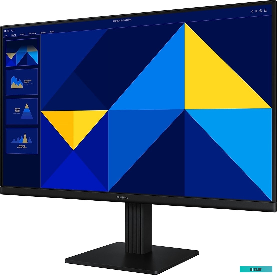 Монитор Samsung 23.8" S24D300GAI, 16:9, IPS, FHD, 5ms, 250cd, 100Hz, VGA, HDMI LS24D300GAIXCI