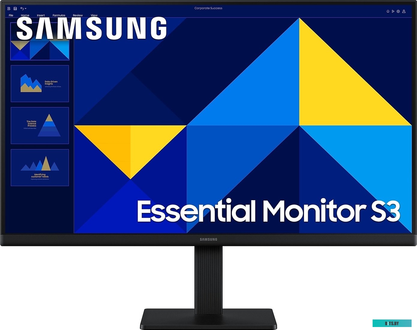 Монитор Samsung 23.8" S24D300GAI, 16:9, IPS, FHD, 5ms, 250cd, 100Hz, VGA, HDMI LS24D300GAIXCI