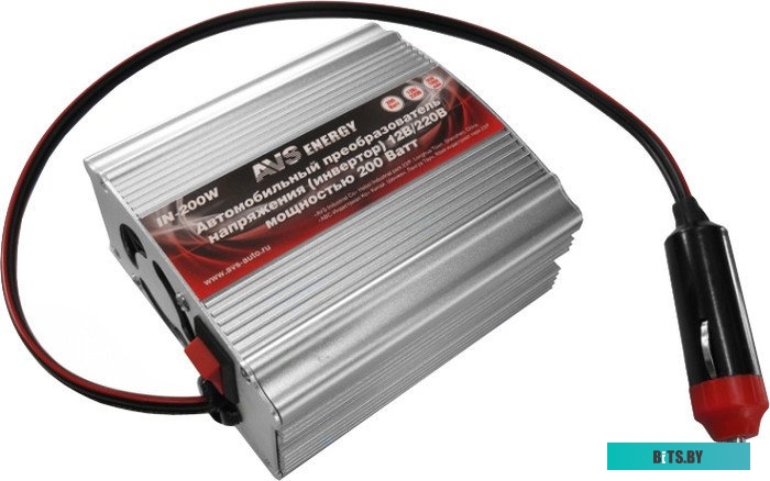 Автомобильный инвертор AVS Energy 12/220V IN-200W