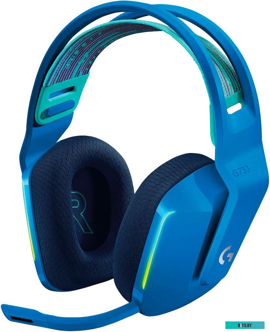 Наушники (Гарнитура) Logitech G733 Lightspeed Wireless (синий) <981-000943>