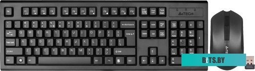 Комплект (мышь + клавиатура) A4Tech 3000NS