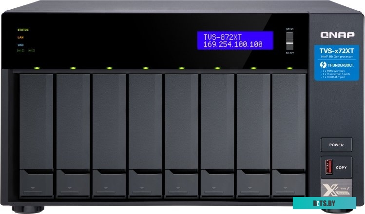 Сетевой накопитель (NAS) QNAP TVS-872XT-i5-16G