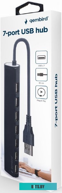 USB-хаб Gembird UHB-U2P7-04