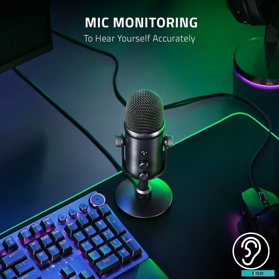 Микрофон Razer Seiren V2 Pro <RZ19-04040100-R3M1>