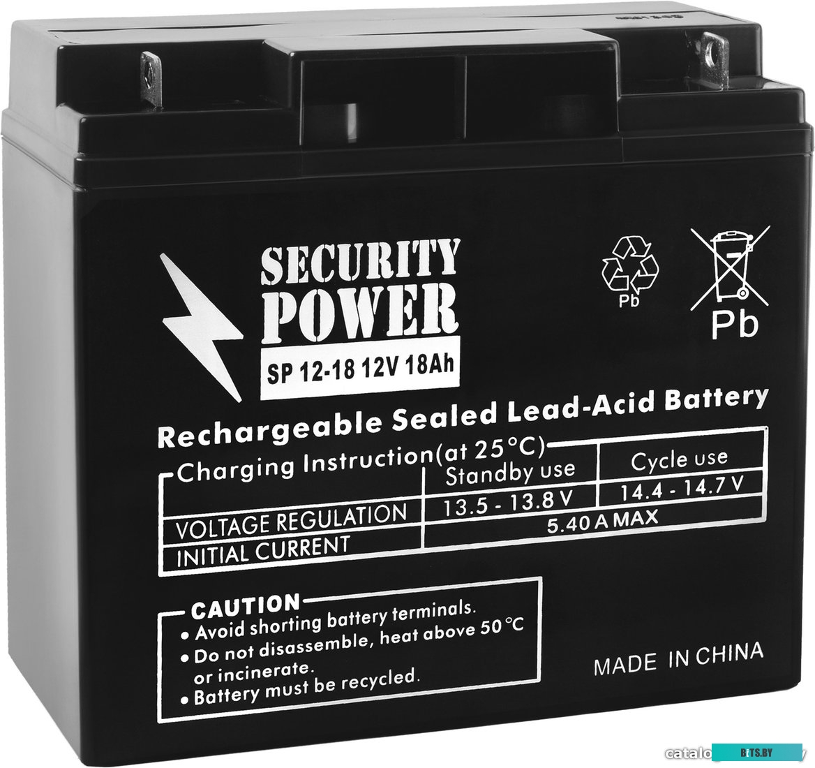 Аккумулятор для ИБП Security power SP 12-18 (12В/18 А·ч) <7462>