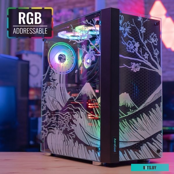 Корпус AeroCool Skribble SKRIBBLE-G-BK-V1