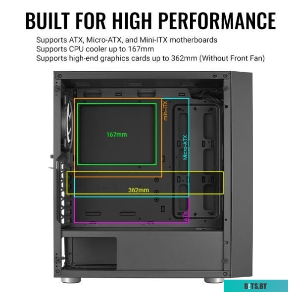 Корпус AeroCool Skribble SKRIBBLE-G-BK-V1