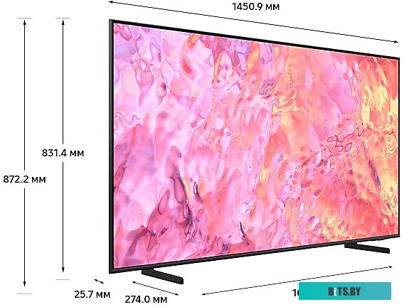 Телевизор Samsung QLED 4K Q60C QE65Q60CAUXRU
