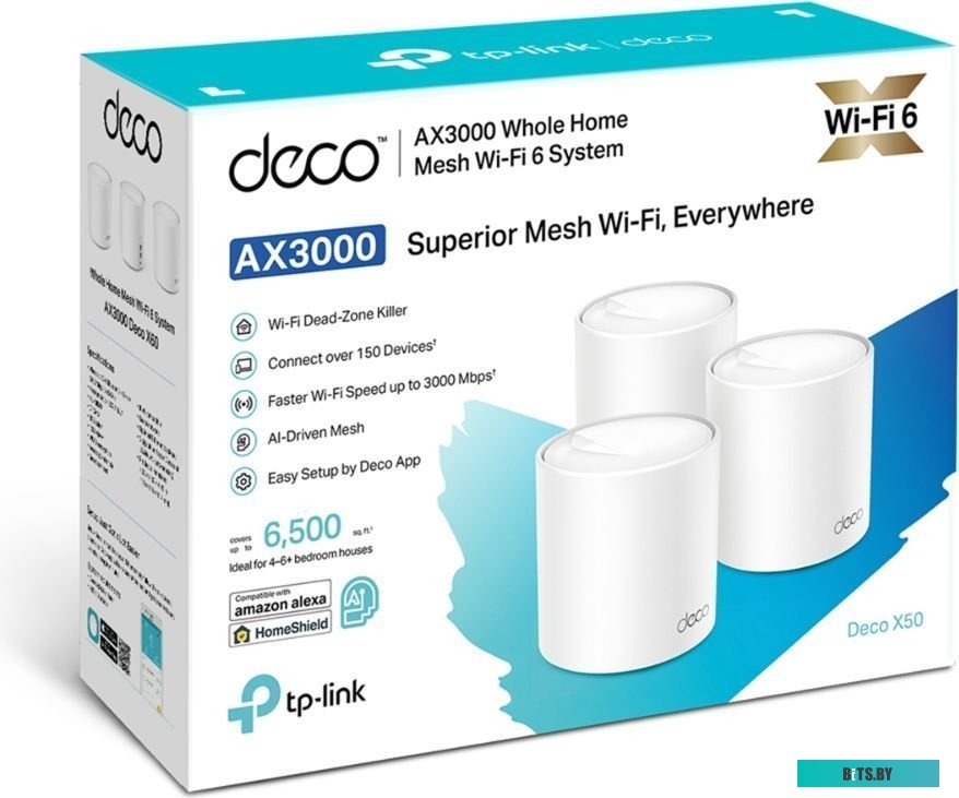 Wi-Fi система TP-Link Deco X50 (3 шт)