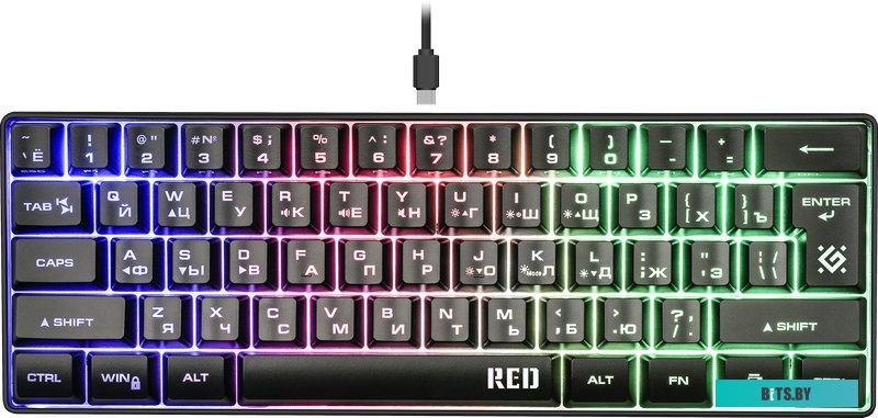 Клавиатура Defender Red GK-116 <45117>