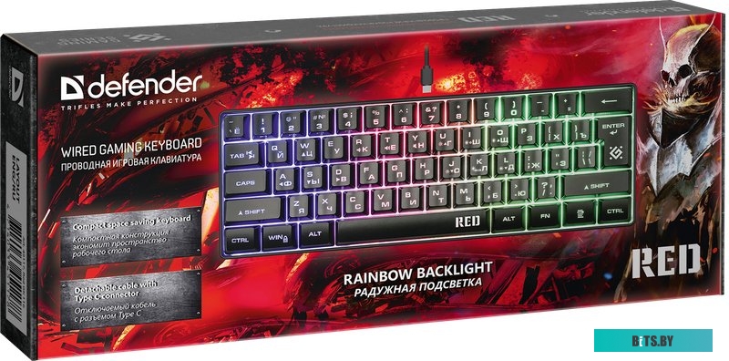 Клавиатура Defender Red GK-116 <45117>