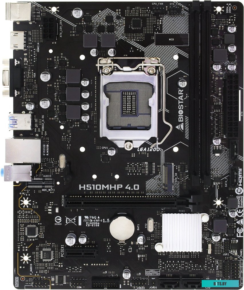 Материнская плата BIOSTAR H510MHP 2.0 Ver. 6.0