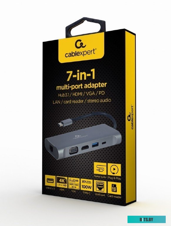Док-станция Cablexpert A-CM-COMBO7-01