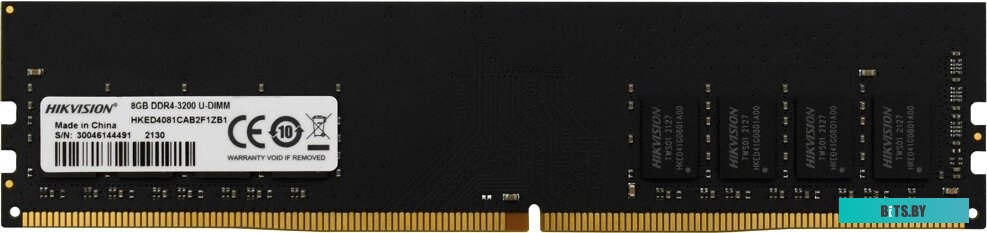 Оперативная память Hikvision 8ГБ DDR4 3200 МГц HKED4081CAB2F1ZB1/8G
