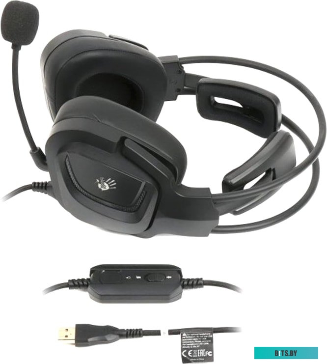 Наушники (Гарнитура) A4Tech Bloody G575P (черный)