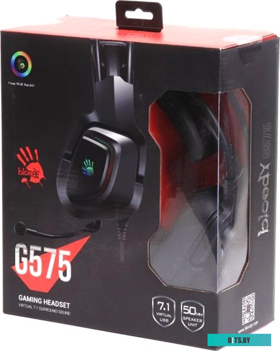 Наушники (Гарнитура) A4Tech Bloody G575P (черный)