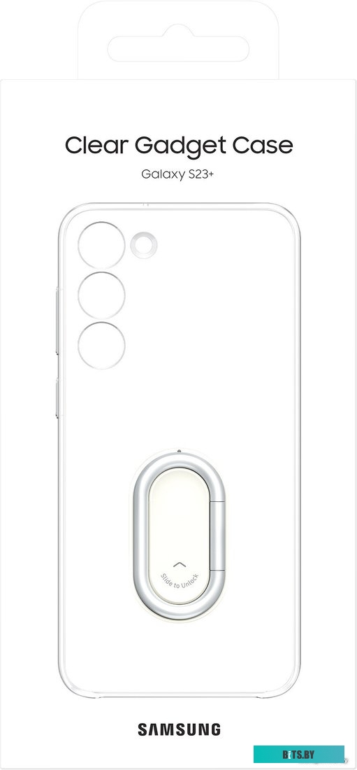 Чехол-накладка Samsung Clear Gadget Case S23+ прозрачный