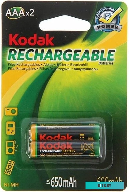 Аккумулятор Kodak Ni-Mh AAA K-R3650/2