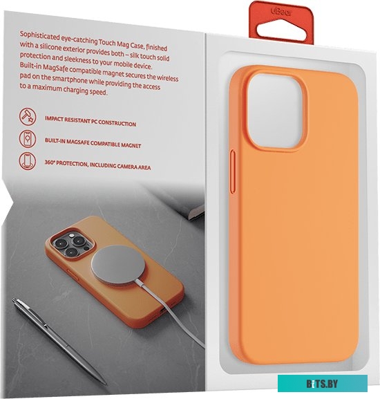 uBear Touch Mag Case для iPhone 13 Pro Max (оранжевый)