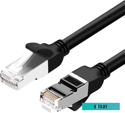 Кабель Ugreen NW101 50192 RJ45 - RJ45 (2 м, черный)
