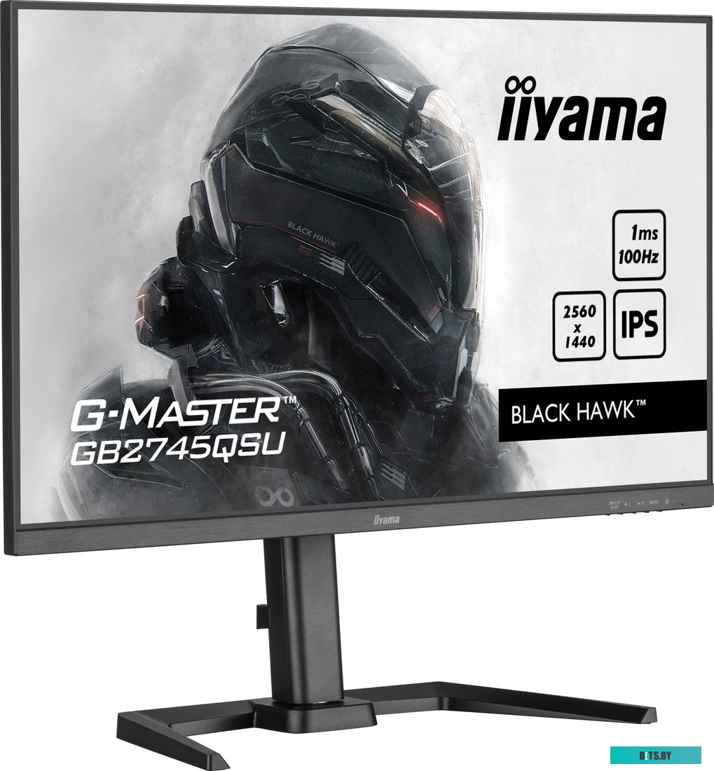 GB2745QSU-B1 Монитор LCD IIYAMA 27'' GB2745QSU-B1 {IPS 2560x1440 100Hz 1ms HDMI DisplaPort USB M/M HAS Pivot}