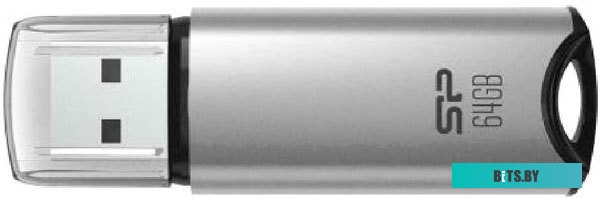 USB накопитель (Флешка) Silicon Power Marvel M02 64GB (серебристый) <SP064GBUF3M02V1S>