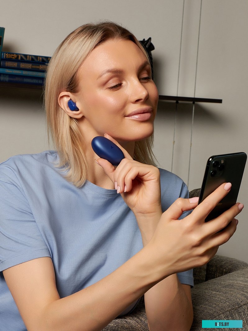 Наушники AccesStyle Citrus TWS (синий)
