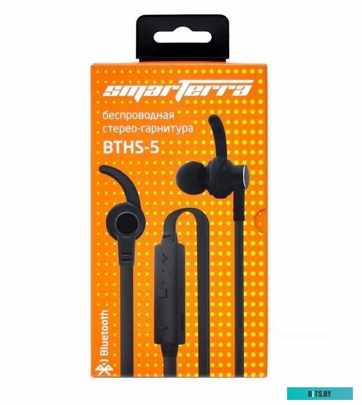 Наушники Smarterra BTHS-5 (Bluetooth, черный)