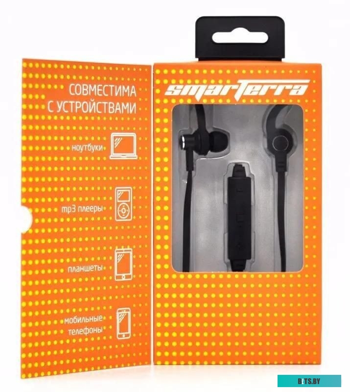 Наушники Smarterra BTHS-5 (Bluetooth, черный)