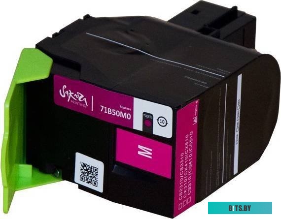 Картридж Sakura SA71B50M0 для Lexmark CS317dn/CS417dn/CS517de/CX317dn/CX417dn/CX417de/CX517de, пурпурный, 2300 к.