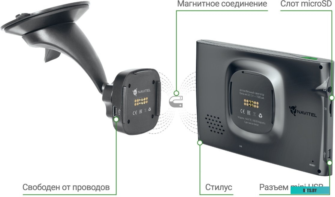 GPS навигатор NAVITEL N500 Magnetic