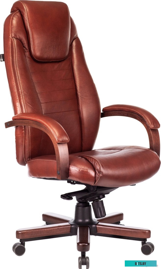 Офисное кресло (Стул) Бюрократ T-9923WALNUT (светло-коричневый) <T-9923WALNUT/CHOK>