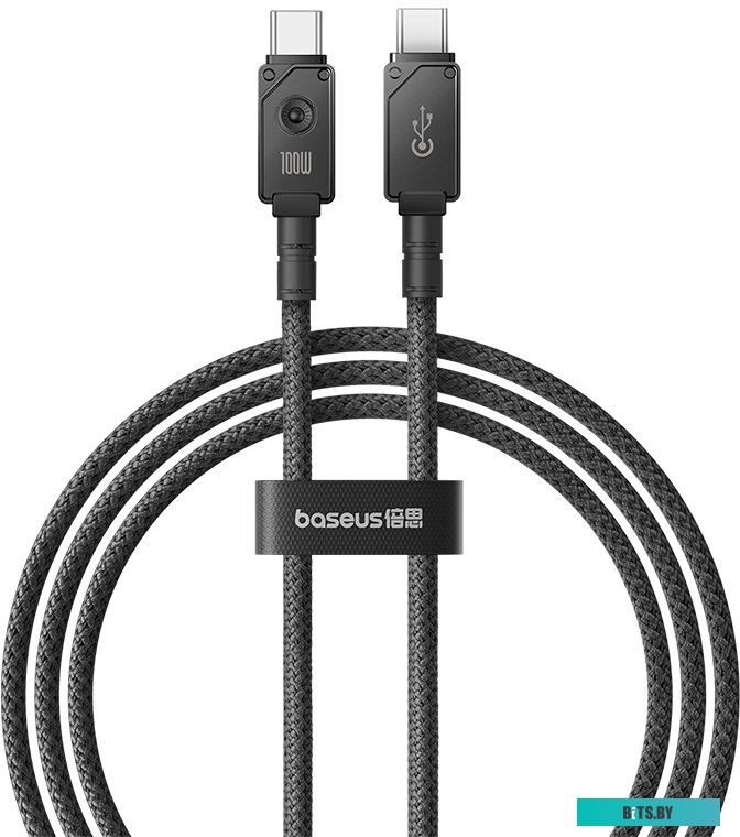 Кабель Baseus Unbreakable Series USB Type-C - USB Type-C (1 м, черный)