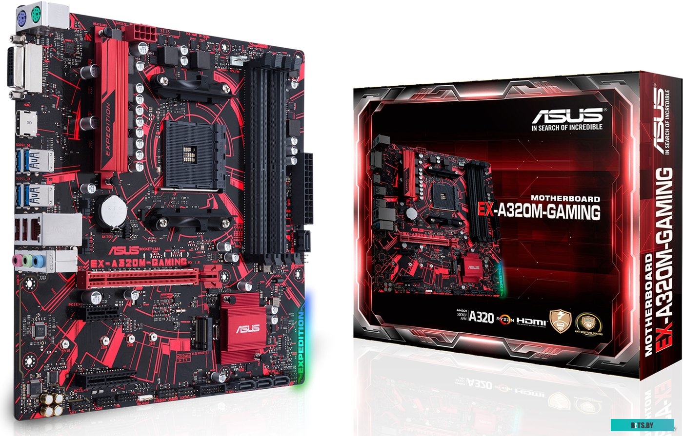 Материнская плата ASUS EX-A320M-GAMING EX-A320M-GAMING